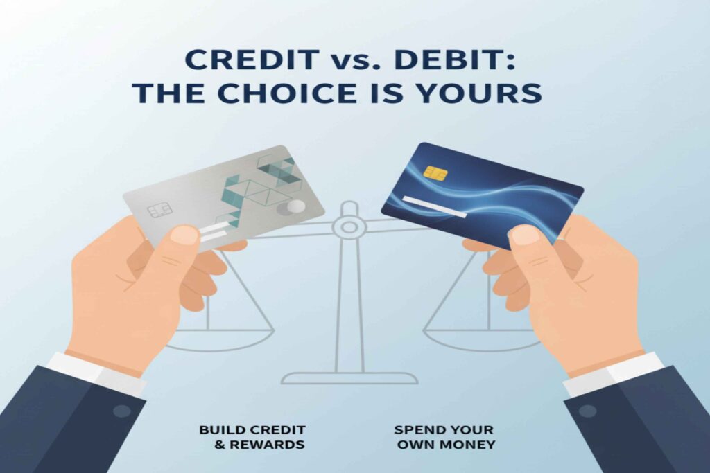 Credit Card vs Debit Card: Key Differences Explained (2025 Guide)