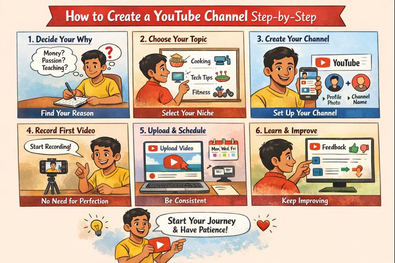 How to Create a YouTube Channel Step-by-Step