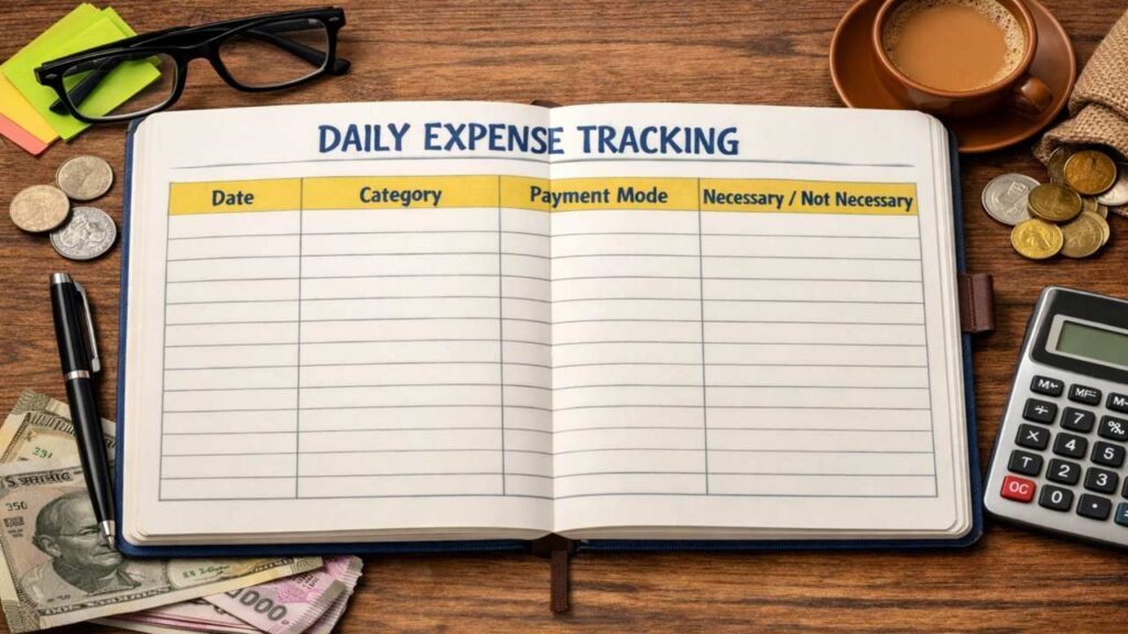 Manage Daily Expenses Notebook - Simple method to record and categorize daily spending for better money management